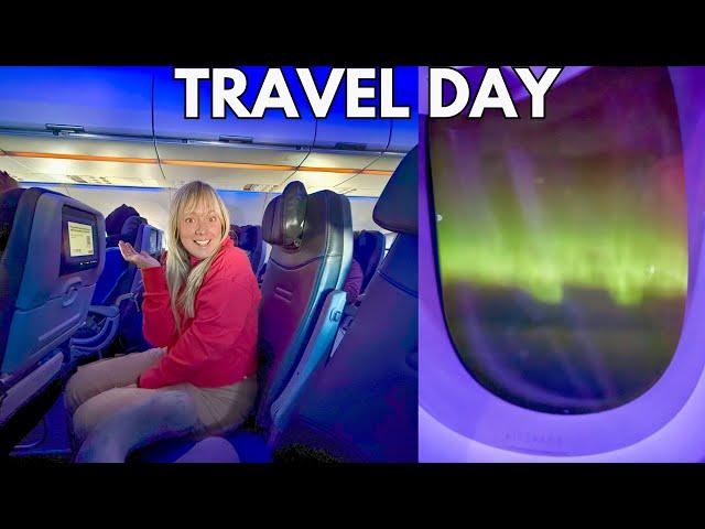 TRAVEL DAY: Flying from Orlando to JFK to London! Northern Lights, Airports, Planes & More!