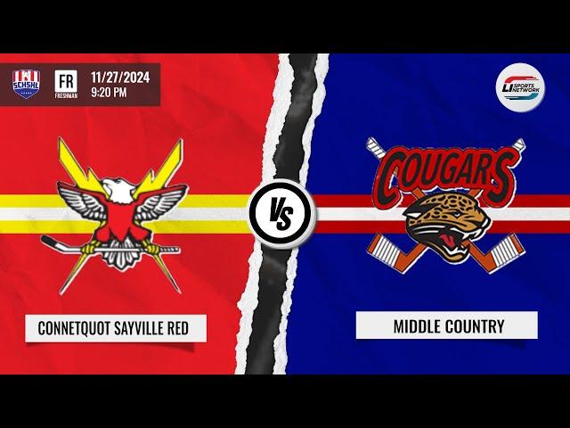 SCHSHL Freshman Hockey | Connetquot Sayville vs Middle Country