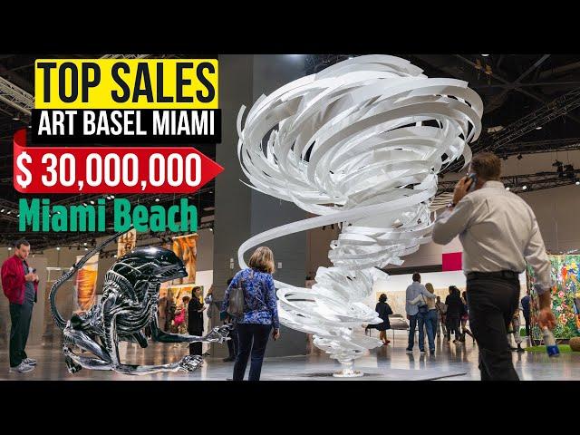 MIAMI ART WEEK! ART BASEL MIAMI 2024 TOP SALES + BEST BOOTHS