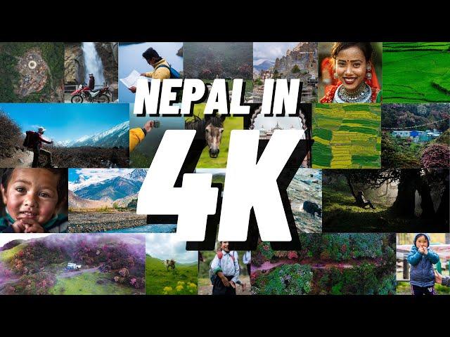 NEPAL IN 4K | NATURE SCENERY & RELAXING MUSIC | NEPAL8THWONDER