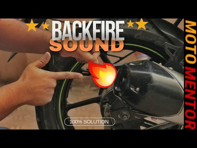 HOW TO FIX BIKE MISFIRING | BACKFIRE | DECEL POPS NOISE IN MOTORCYCLE SOLUTION