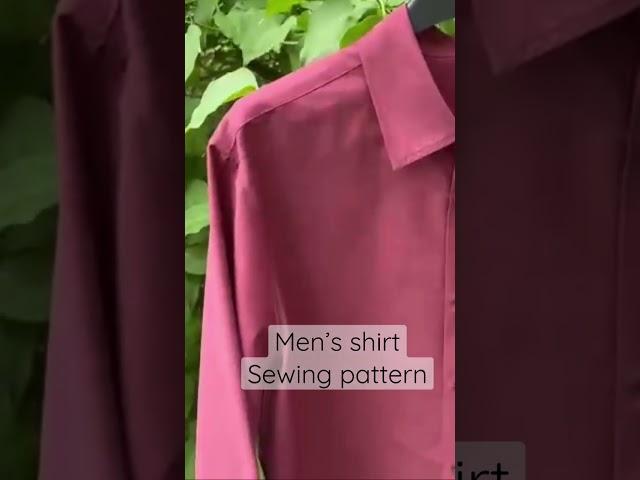 Men’s shirt sewing pattern