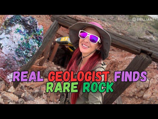 REAL Geologist finds RARE Rock, Geological Consulting