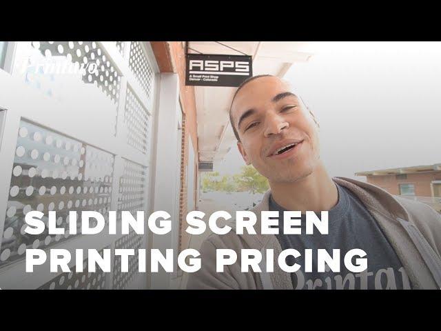 A Small Print Shop Tour | Sliding Screen Printing Pricing