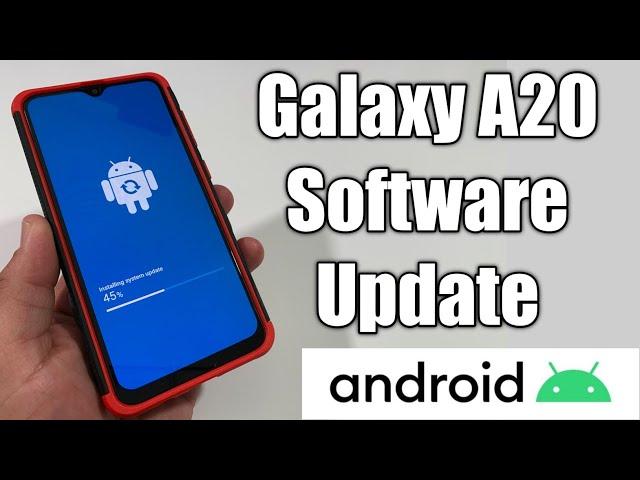 Samsung Galaxy A20 How to check for Software / System updates