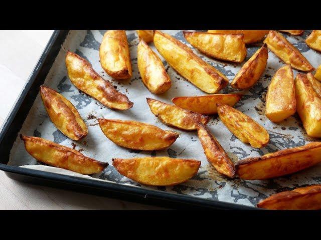 Homemade Potato Wedges (Recipe) || [ENG SUBS]