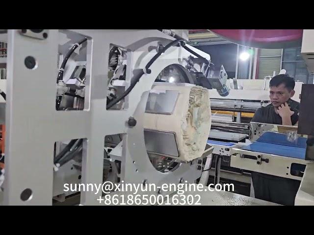 Small lamination bobbin roll making machine production line