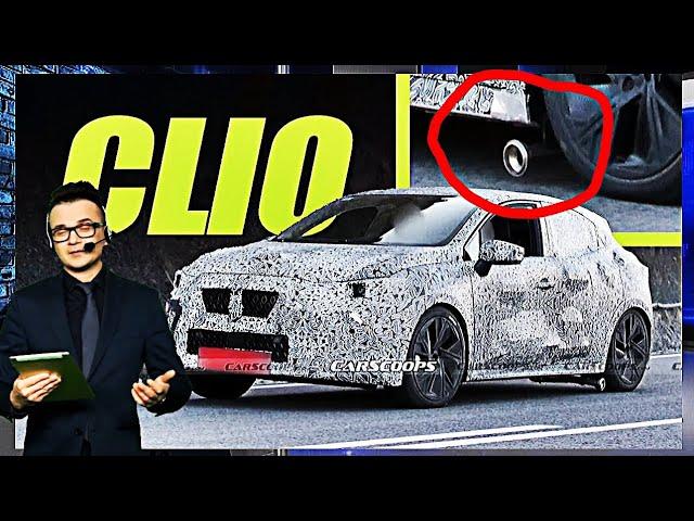 2026 Renault Clio Spied For The First Time With Weird Side-Exit Exhaust