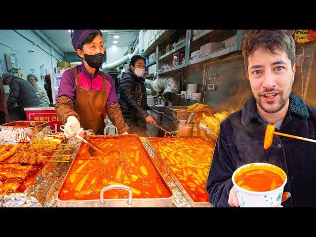 24 Hours of KOREAN STREET FOOD in Seoul  Tteokbokki, Gomtang, Hotteok & More!!