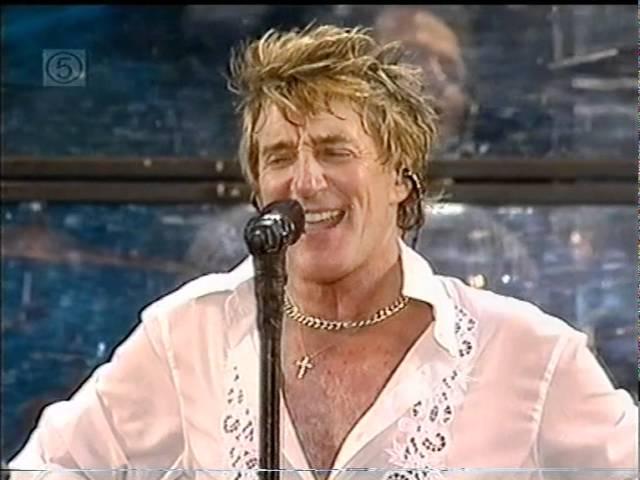 Rod Stewart - I don't wanna talk about it (Live Safeway)