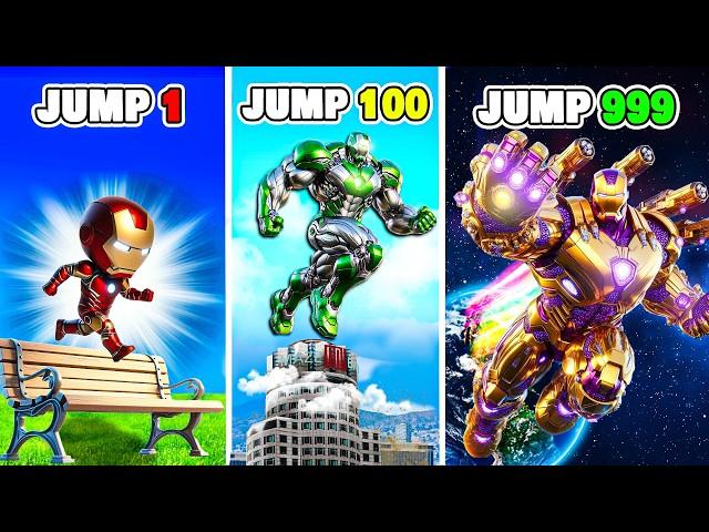 IRON MAN Upgrades with Every Jump