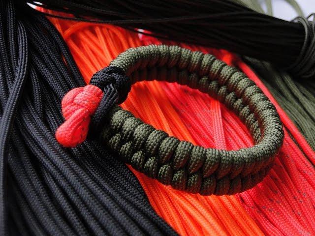 Quick Deploy Paracord Fishtail Bracelet "TRAILER"  by CbyS Paracord and More