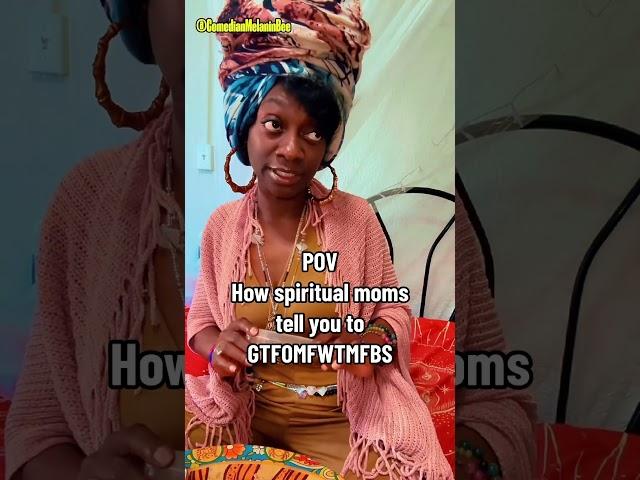 Spiritual Mom Clap Back #comedian #gentleparenting #duet #spirituality #momlife #shortsviral