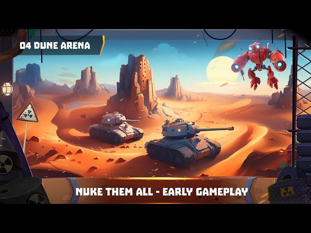 Desert Arena ️ NUKE THEM ALL Game Early Gameplay. No commentary