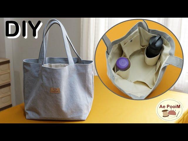 How to Make a Tote Bag with Inner Compartments for Items and a Water Bottle/Umbrella