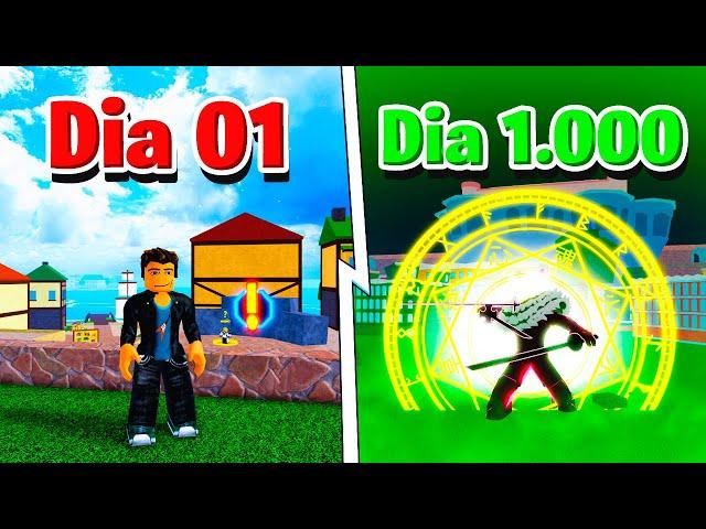 PASSEI 1000 DIAS NO BLOXFRUIT - O FILME