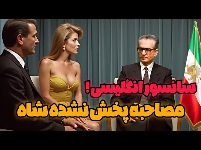 ویدیوی مصاحبه شاه و شهبانو که توسط انگلیس سانسور شد !