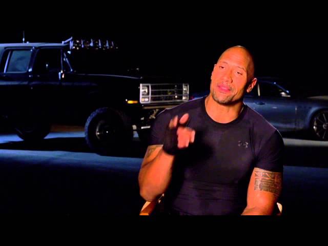 Furious 7: Dwayne Johnson "Hobbs" Behind the Scenes Movie Interview | ScreenSlam