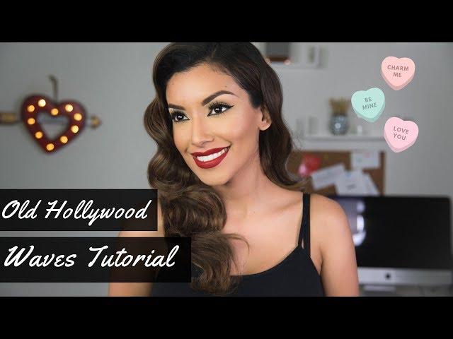 Easy Classic Old Hollywood Waves HAIR Tutorial | Rita Hayworth Inspired