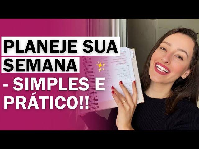 Como fazer seu PLANEJAMENTO SEMANAL - para iniciantes!! l Lê Fagundes