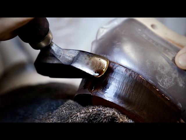 Making Adelaide Oxford Shoes in Italian Calf Leather