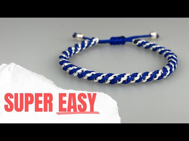 DIY Friendship Bracelet Easy Spiral Tutorial | How to Make a Spiral Friendship Bracelet at Home A007