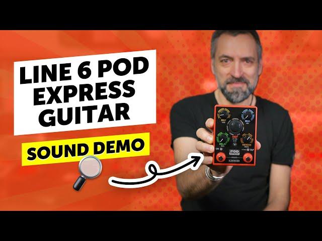 Line 6 POD Express Guitar - Sound Demo