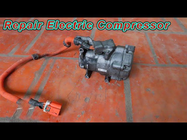 How to repair Compressor Toyota Prius Step by Step