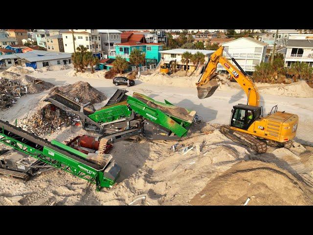 Treasure Island | Sand Sifting Process | Hurricane Update