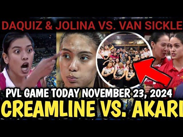 PVL GAME TODAY NOVEMBER 23, 2024! CREAMLINE VS. AKARI, PETROGAZZ VS. FARM FRESH! PVL UPDATES TODAY!