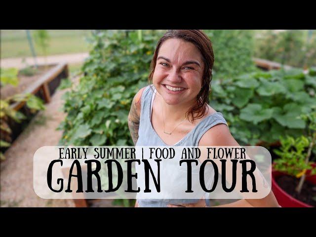 FULL Garden Tour (Late June 2024) | Organic Food and Flower Garden