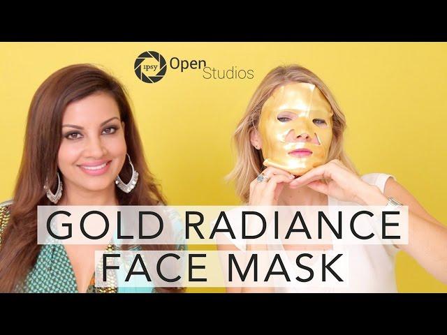 Product Review: Passport to Beauty GOLD Radiance Facial Mask - Filmed at ipsy Open Studios