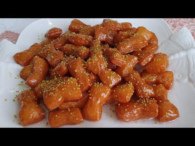 Fiyong shaped simple quick dessert recipe