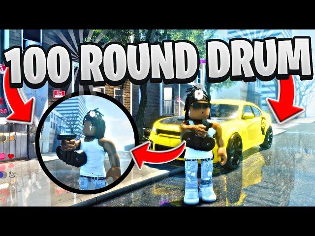 SLIDING ON OPPS WITH A 100 ROUND SWITCH IN THIS BRONX 2 ROBLOX HOOD GAME