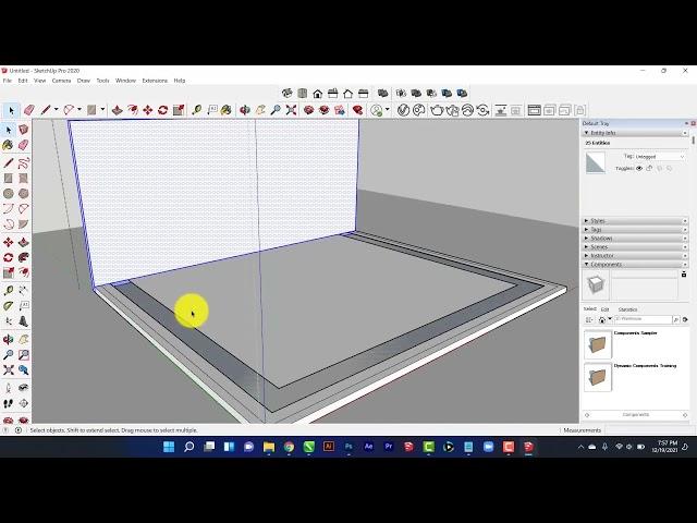 Tutorial - Booth Exhibiton - SketchUp 2020