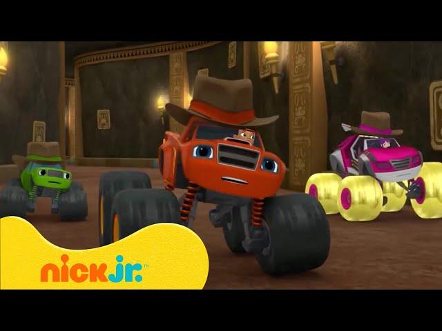 Blaze Uses Mathematics to Escape the Tomb! | Blaze and the Monster Machines | Nick Jr. UK