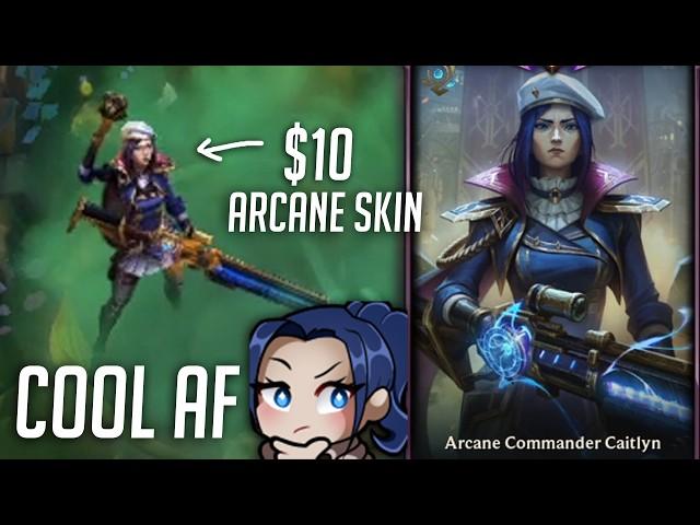 Getting paid $500 to play NEW CAITLYN SKIN from ARCANE