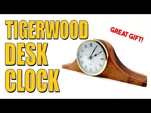 Making An Exotic Wood Desk Clock