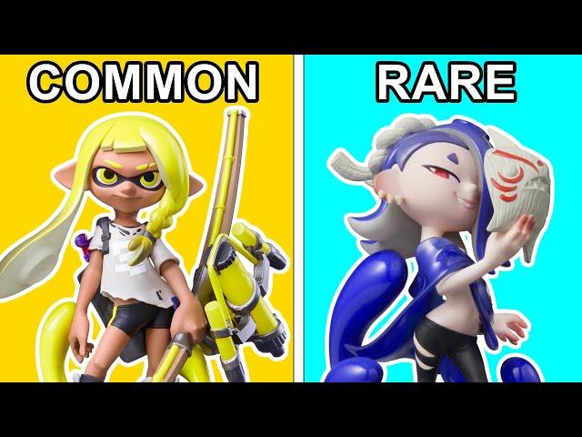 Common vs Rare Splatoon 3 Amiibo