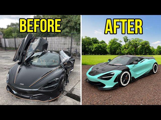 FULL BUILD - REBUILDING A CRASH DAMAGED MCLAREN 720S