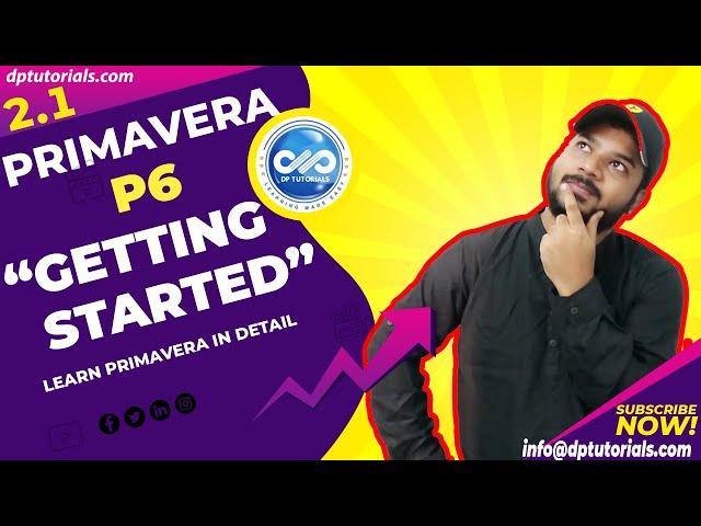 2.1 : Primavera Learning - Getting Started | Navigation toolbars || Primavera Tutorial ||dptutorials