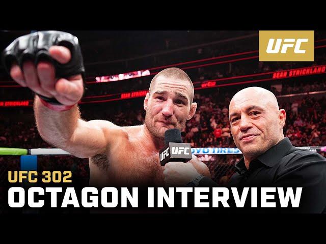 Sean Strickland Octagon Interview | UFC 302