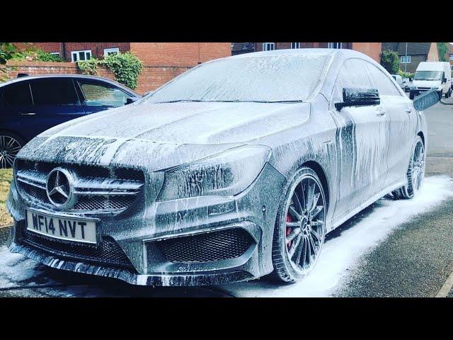 Filthy Mercedes CLA45 AMG Cleaning - Short Version Introduction ASMR