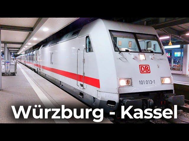 InterCity auf der Nord-Süd-Strecke: Würzburg - Fulda - Kassel | Führerstandsmitfahrt: BR101 & IC2082