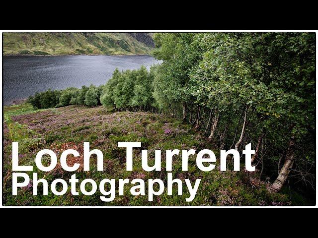 Landscape Photography at an overcast Loch Turret, Scotland