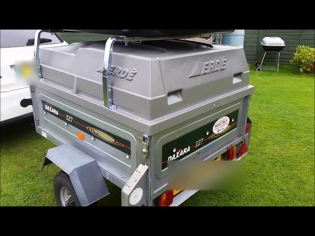 Daxara 127, Erde ABS Lockable Hardtop Cover, load bars & roof box combo.