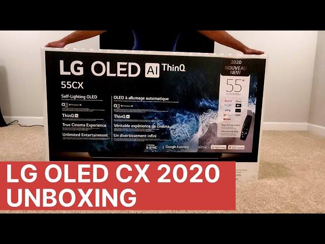 LG OLED CX Series 2020 Unboxing and Setup