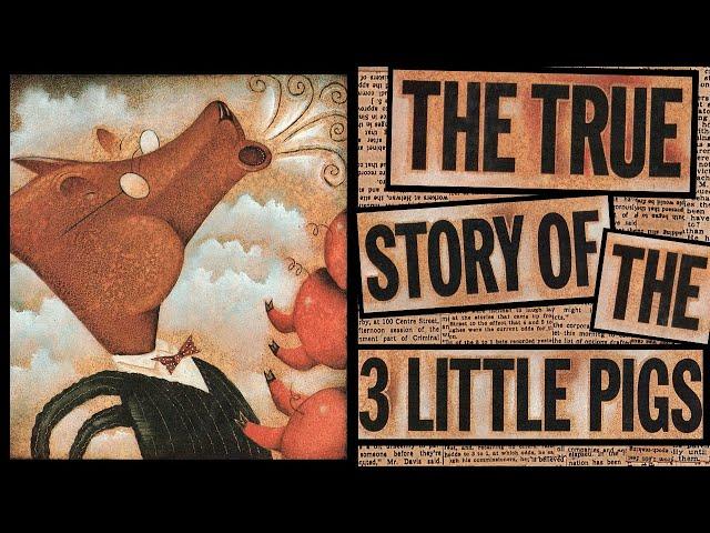  The True Story of the Three Little Pigs  Kids Book Short Funny Read Aloud