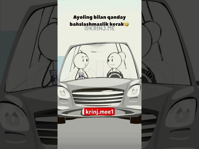 Ayoling bilan qanday bahislashmaslik kerak #krinj #yumor #animation #animatedcartoon #memes