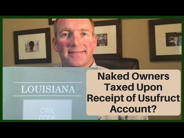 Are Usufruct Account Assets Taxed to the Naked Owners?